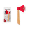 BAMBOO PIZZA CUTTER AXE FORM