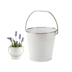 CUBO C ASA BLANCO FILO PLATA