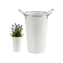 CUBO ALTO C ASAS BLANCO FILO PLATA