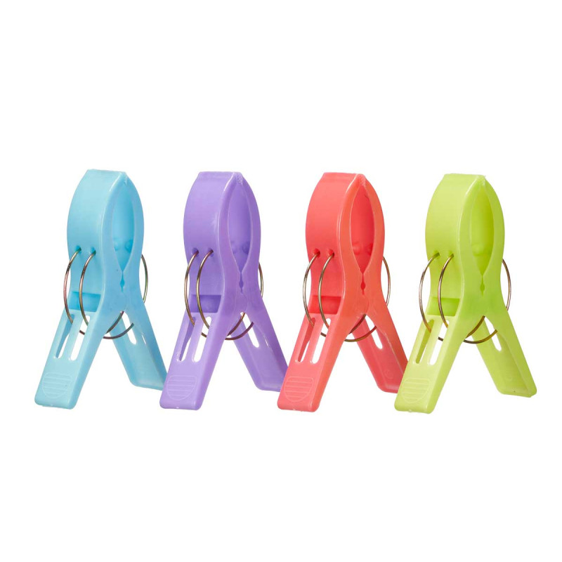 SET 4 PINZE ASS 4 COLORI