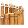 ROUND CANE MEDIUM LAMP
