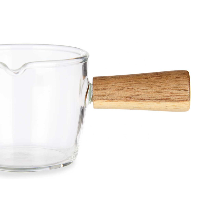 PANELA VIDRO BOROSILICATO COM PEGA MADEIRA 100ML