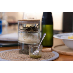 PANELA VIDRO BOROSILICATO COM PEGA MADEIRA 100ML