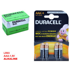 PILHA ALCALINA DURACELL LR03 AAA BLISTER