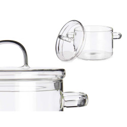 1000ML BOROSILICATE GLASS COOKWARE