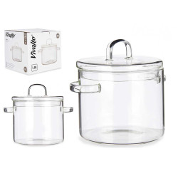 CAÇAROLA VIDRO BOROSILICATO 1800ML 