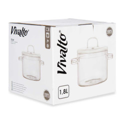 1800ML BOROSILICATE GLASS COOKWARE