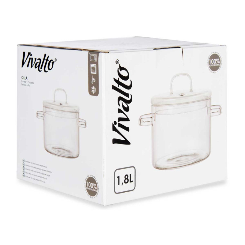 OLLA DE BOROSILICATO 1800ML