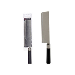 COLTELLO ASCIA ACCIAIO MANICO NERO