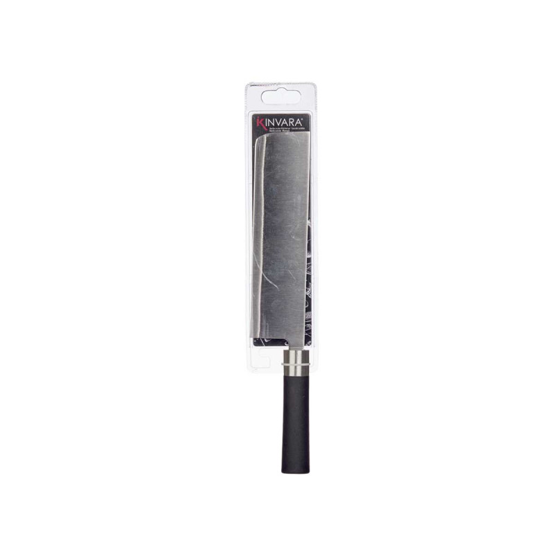 COLTELLO ASCIA ACCIAIO MANICO NERO