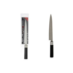 COLTELLO MEDIO ACCIAIO MANICO NERO