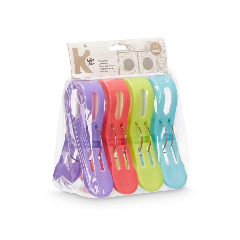 SET 4 PINZE ASS 4 COLORI GRD