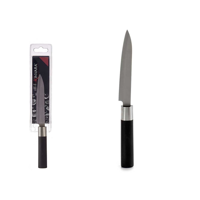 COLTELLO PICCOLO ACCIAIO MANICO NERO