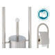 PORTE BROSSE DE TOILETTE METAL HAUTE CHR