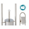 PORTE BROSSE DE TOILETTE METAL HAUTE CHR