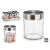POT VERRE ROND COUVERCLE ACIER 300ML
