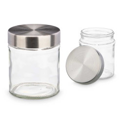 FRASCO VIDRO REDONDO TAMPA AÃO 300ML