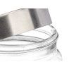 POT VERRE ROND COUVERCLE ACIER 300ML