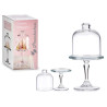 SMOOTH MINI PATISSERIE CAKE WITH FOOT AND LID