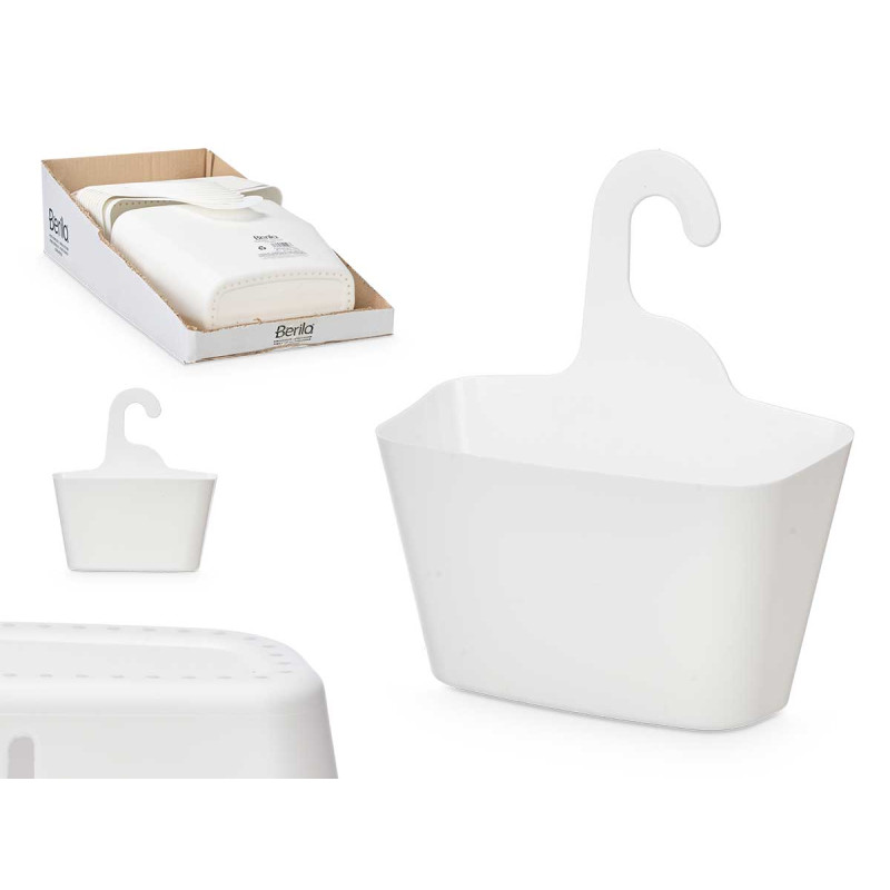 SHOWER UTENSILS HOLDER WHITE