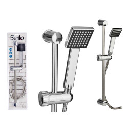 SET SHOWER 3 PIECES SQUARE SHOWER HEAD
