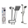SET SHOWER 3 PIECES SQUARE SHOWER HEAD