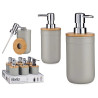PORTASAPONE DOSIFICATORE GRIGIO CON BAMB