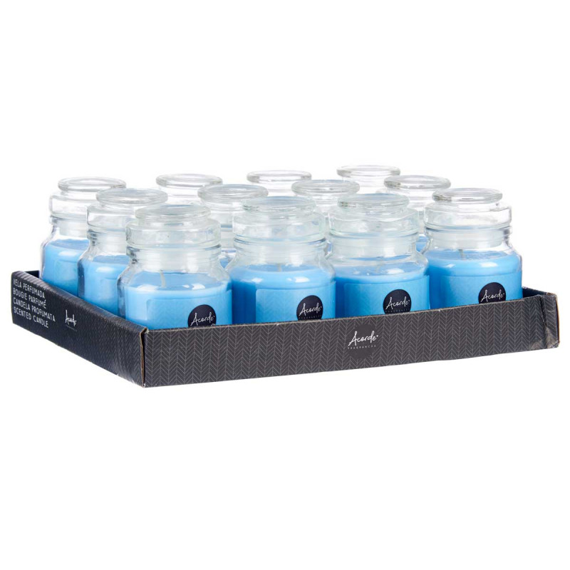 BOUGIE COUVERCLE VERRE LINGE PROPRE