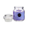 BOUGIE COUVERCLE VERRE LAVANDE 28H