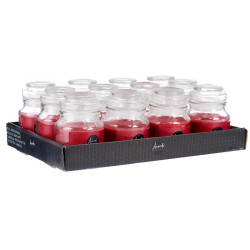 28H GLASS LID CANDLE RED FRUITS