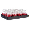BOUGIE COUVERCLE VERRE FRUITS ROUGES 28H