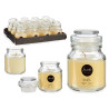 BOUGIE COUVERCLE VERRE VANILLE 28H