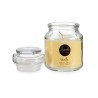 BOUGIE COUVERCLE VERRE VANILLE 28H