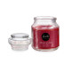 BOUGIE COUVERCLE VERRE POMME CANNELLE 28