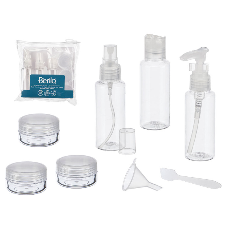 SET DISTRIBUTEURS VOYAGE TRANSPARENT