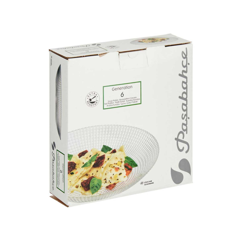 SET 6 ASSIETTES À SOUPE GENERATION 21,5CM