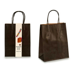 SET 2 BORSE CARTA COLORE NERO