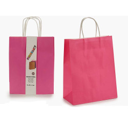 SET OF 2 PAPER BAG PINK COLOR