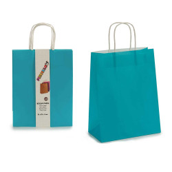 SET OF 2 PAPER BAG BLUE COLOR
