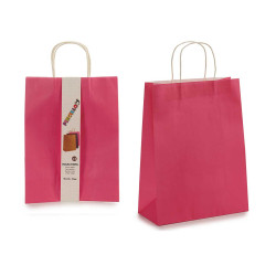 SET OF 2 PAPER BAG BIG PINK COLOR