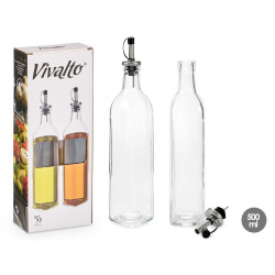 SET ACEITERA VINAGRERA CRISTAL 500ML