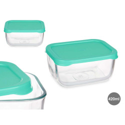 BOÎTE À LUNCH COUVERCLE VERT SNOW BOX 420 ML