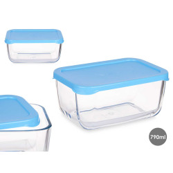 LANCHEIRA NEVE CAIXA TAMPA AZUL 790ML
