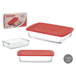 TABULEIRO COM TAMPA BORCAM 1320ML