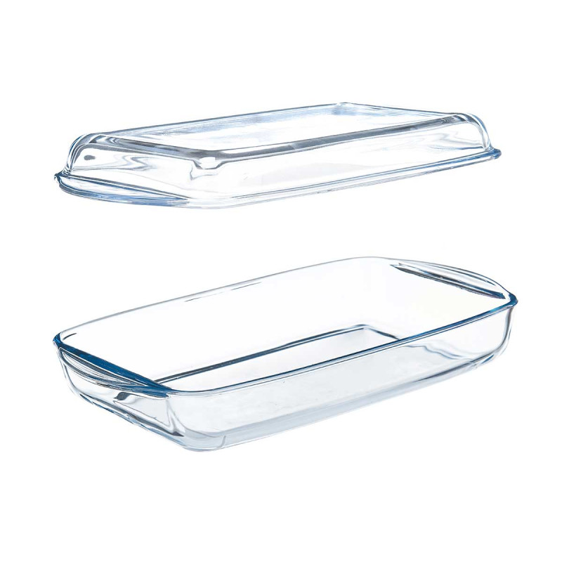 PLATEAU AVEC COUVERCLE BORCAM 1950ML