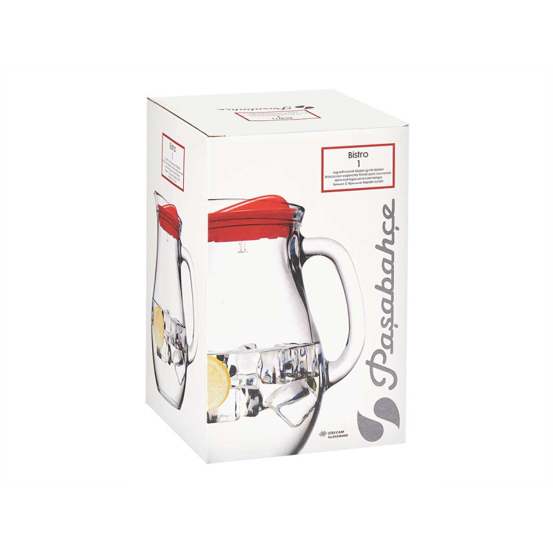 CARAFFA BISTRO CON COPERCHIO 1000ML