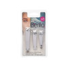 SET OF 3 NAIL CLIPPERS SILVER COLOR