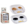 COMEDOURO DUPLO SORT 2 CORES