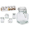 CONJ 5 FRASCOS FECHO HERMETICO 90ML