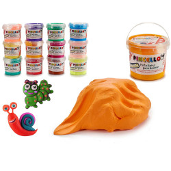 SECCHIELLO PLASTILINA 500GR ASS 12 COLOR